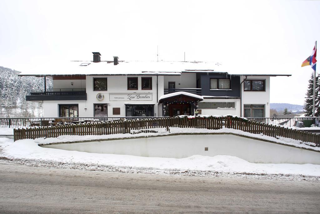Hotel-Pension Zum Paradies Willingen  Eksteriør billede